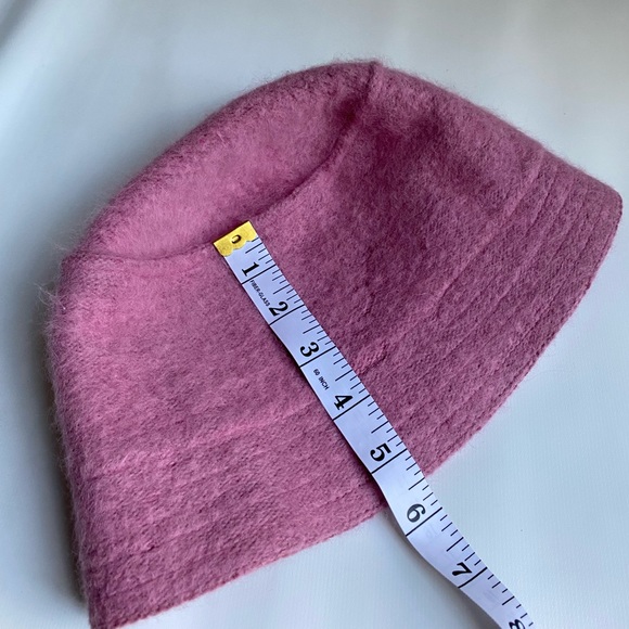 Betmar engora hair rabbit hair pink bucket hat wool main image 4
